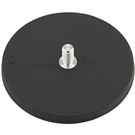 Beloh Flachgreifer Magnet Gummi 22mm mit Innengewinde M4 (1/3)