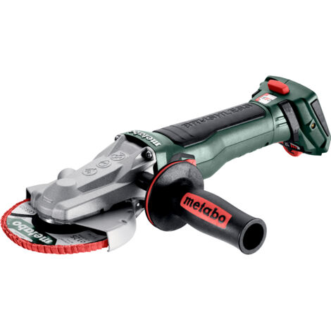 Metabo Akku-Flachkopf-Winkelschleifer WVBF 18 LT BL 11-125 Quick ohne Akku und Ladegerät
