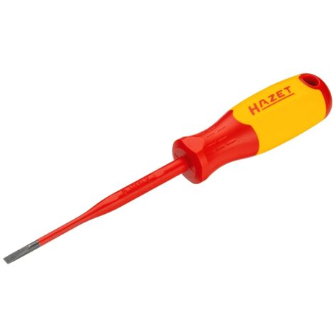Hazet Elektriker-Schraubendreher, schutzisoliert, Schlitz Profil, SW 0,6 x 3,5 mm (1/5)