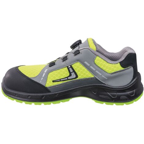 Leibwächter Sicherheitshalbschuh Basel L1295 S1P Gr. 45 schwarz/grün