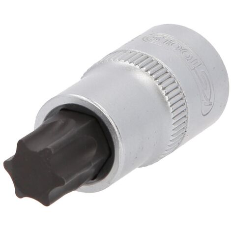 KS-Tools 911.9209 1/2" Bit-Stecknuss Torx, kurz, T 60 (1/4)