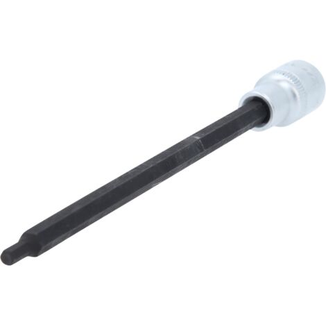 1/2" Bit-Stecknuss Innensechskant, extra lang, 5 mm
