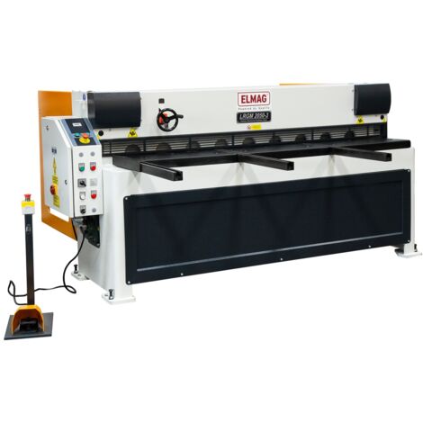 ELMAG Mechanische Tafelblechschere Mod. LRGM 2550-4mm -NC Steuerung -Hinteranschlag 750mm (1/5)