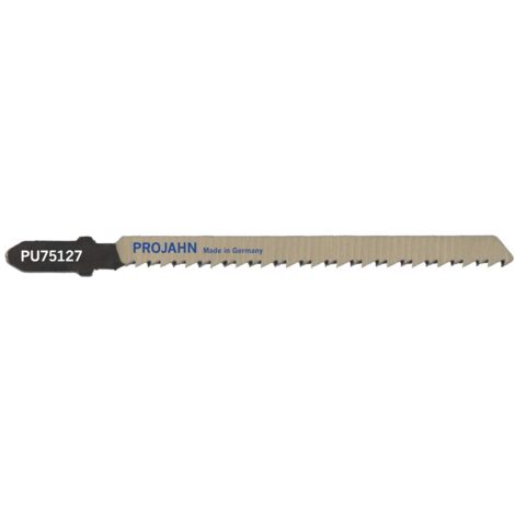 Projahn Stichsägeblatt PU75127 HCS 100x6,5x1,27mm - Verzahnung 2,5mm 5er Pack - für Acrylglas (1/2)