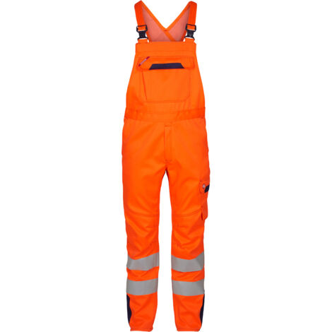 ENGEL Safety+ Multinorm Inherent Latzhose 3285-830 Gr. 50 orange/marine (1/5)