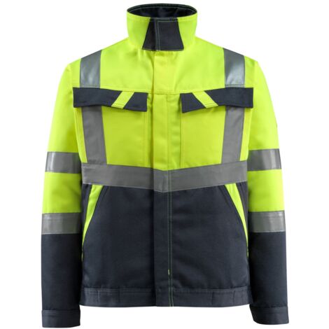 Mascot Arbeitsbundjacke Forster 15909-948 Gr. 4XL hi-vis gelb/schwarzblau (1/4)