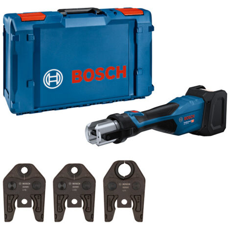 Bosch Akku-Presswerkzeug GPT 18V-32 Kit U, incl. 3x Pressbacke, XL-BOXX
