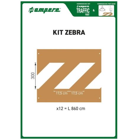 Schablonenset Schablonen KIT Zebra (1/3)