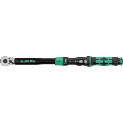 Wera Click-Torque Lock C 3 Drehmomentschlüssel, einstellbar, Umschaltknarre