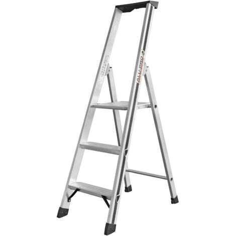 Hymer Stufenstehleiter 3Stufen Standhöhe 0,65m 3 Stufen Standhöhe 0,65 m