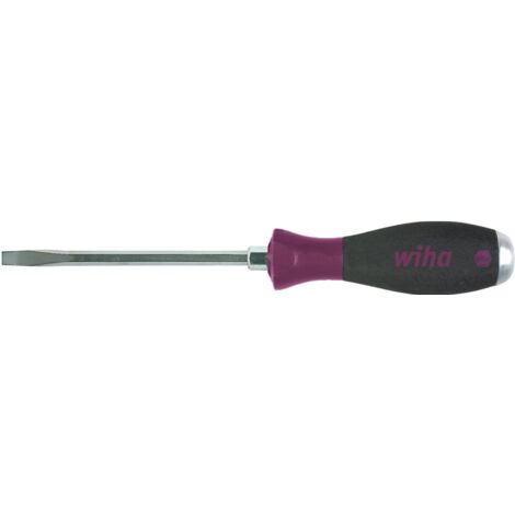 Wiha Schraubendreher MicroFinish® Schlitz mit durchgehender Sechskantklinge und massiver Stahlkappe 5,5 mm x 100 mm (29134) (1/3)