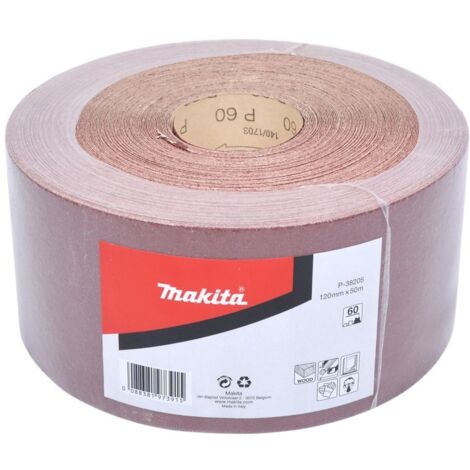 Makita Schleifpapier-Rolle 120 mm x 50 m, Körnung 60 (1/2)