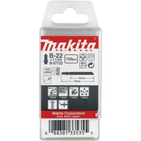 MAKITA B-07733 Stichsägen-Set B-22 100-tlg (1/2)