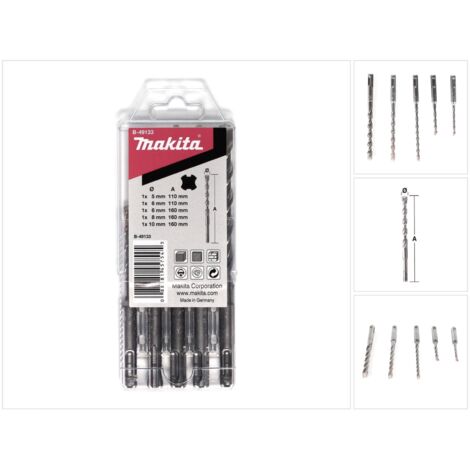 Makita SDS-VPlus Bohrer Set 5 teilig SDS-Plus Hammerbohrer ( B-49133 ) (1/5)