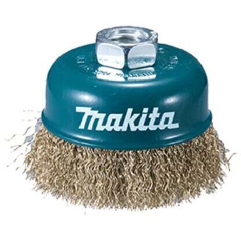 Makita Topfbürste, 75 mm, gewellt, Messing, M14