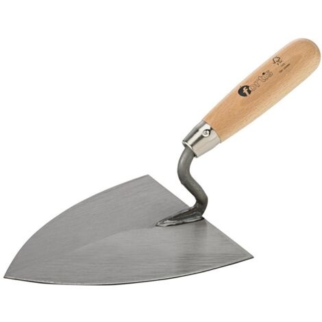 Fortis Ziegelkelle Brüssel 180mm, S-Hals, geschliffen