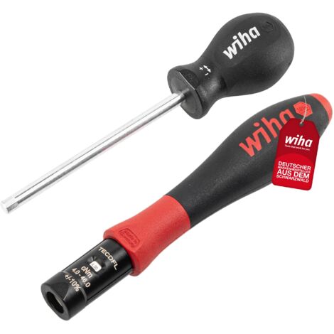 Wiha verstellbarer Drehmoment Schraubendreher TorqueVario®-S(36849)variabel einstellbar I 0,04-0,46Nm I digital Anzeige I in praktischer Kunststoffbox