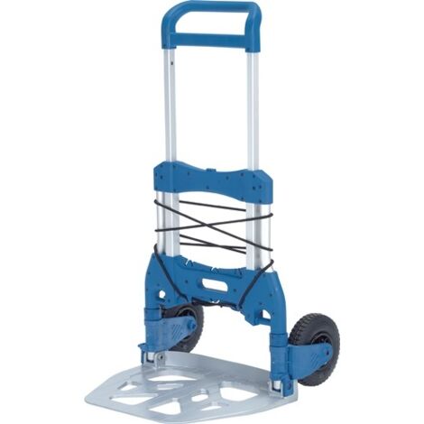 Fetra Paketroller Höhe 1190 mm, mit Luftbereifung 220x70 mm, klappbar