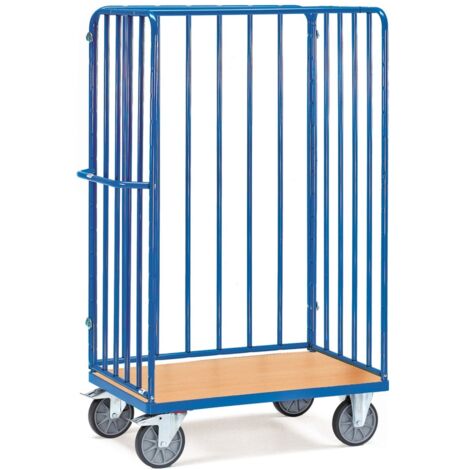 fetra Paketwagen, 730 x 1800 x 1169 mm (BxHxL), Ladefläche 1000 x 700 mm, mit Rohrstreben (1/2)