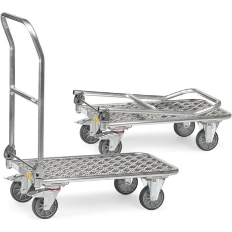 Fetra ESD Klappwagen Alurohrwagen Aluplattform 720x450mm Ladefläche (1/2)
