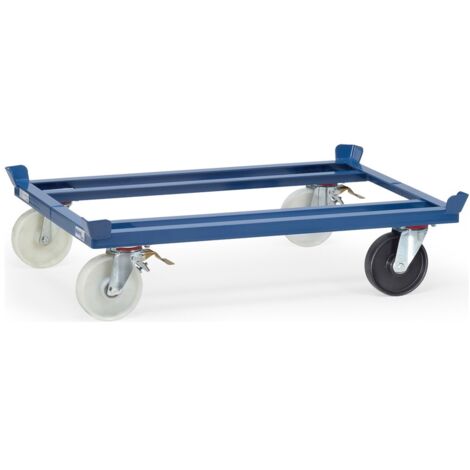 Fetra Paletten-Fahrgestell mit elektrisch leitfähiger Rolle 1210x1010 mm Ladefläche (1/2)