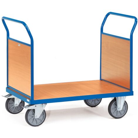 Fetra Multivario Doppel-Stirnwandwagen mit Buchendekor 1200x800mm Ladefläche (1/2)