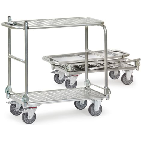 Fetra Klappwagen Aluplattform klappbar 900x600mm Ladefläche KW15