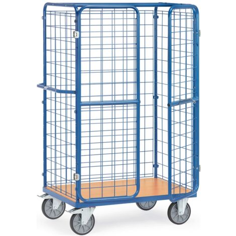 fetra Paketwagen, 830 x 1800 x 1369 mm (BxHxL), Ladefläche 1200 x 800 mm, mit Türen (1/2)