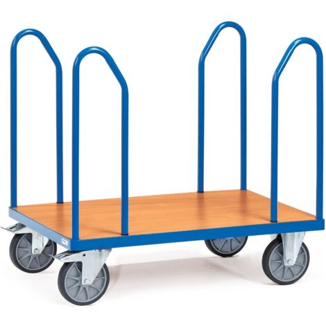 Fetra Multivario Seitenbügelwagen mit Buchendekor 1000x600mm Ladefläche (1/2)