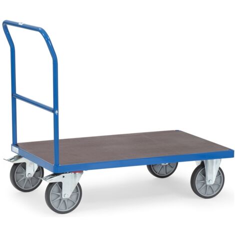 fetra Schiebebügelwagen - wasserfeste Plattform, Ladefläche 1000 x 600 mm (1/2)