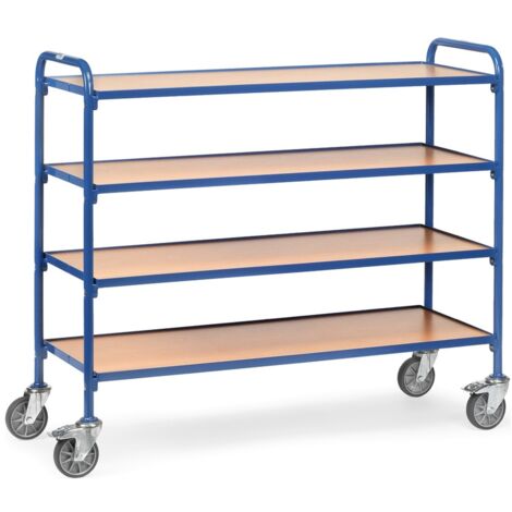 fetra Beistellwagen - mit Böden, Ladefläche 1250 x 470 mm (1/2)