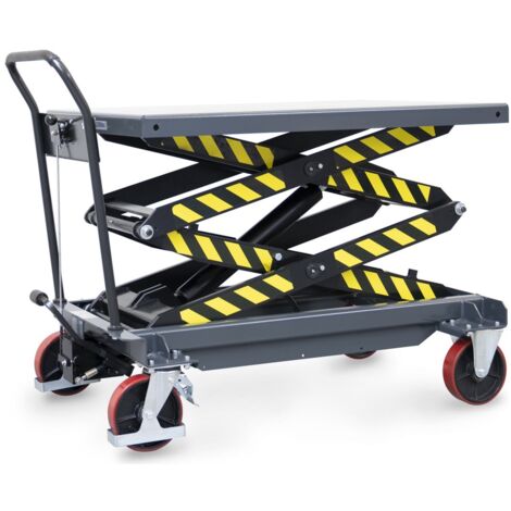 fetra Hubtischwagen, Ladefläche 1200 x 800 mm, 1000 kg, Hubbereich 520 - 2000 mm (1/4)