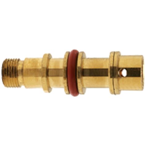 ELMAG Spannhülsengehäuse mit O-Ring, 1,6-3,2mm, L=45mm zu WIG Gasspar Gaslinse (LARGE), transparent, für SR & SRC 17/18/26 (1/2)