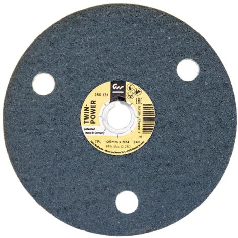 Wenko Wendt Schleifscheibe Twinpower 125 x 3,5mm Zirkonkorund K80 (1/5)