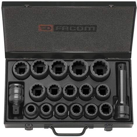 FACOM IMPACT-Steckschlüssel 3/4Z, Set 18-tl (1/2)