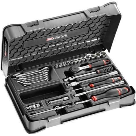 FACOM Steckschlüssel-Set 1/4 R.161B, 27-tlg. (1/2)