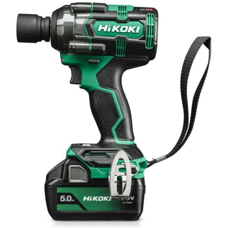 HiKOKI Akku-Schlagschrauber 18 V Brushless, 1/2, 600 Nm, incl. 2x Akku 5 Ah, Ladegerät, Zubehör, Koffer