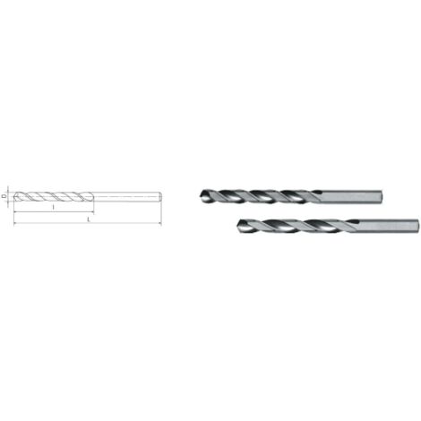 ELMAG HSS Co5-Spiralbohrer DIN 338, Ø 1,0 mm - Titan (1/3)