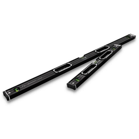 Stabila Leichtmetall-Wasserwaagen-Set 196-2 Dark Shadow 2-teilig 61+122cm 20053
