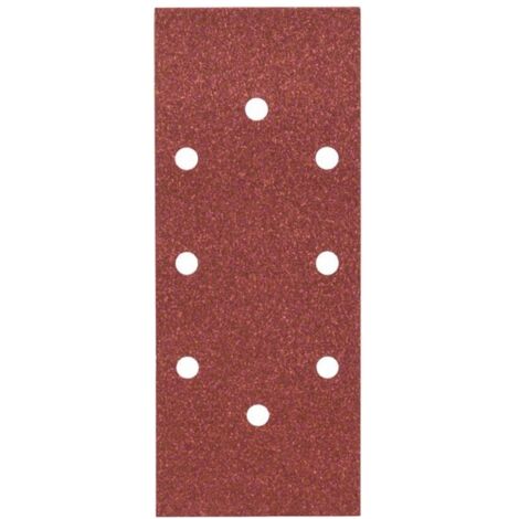 Bosch Schleifblatt-Set für Schwingschleifer, 25-tlg., gespannt, 93 x 230 mm, 80, B&D Lochung