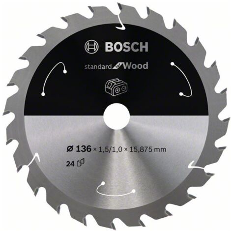 Bosch PRO Wood cordless Blatt für Kreissägen 136 x 1,5 x 15,875 mm - 2608837667