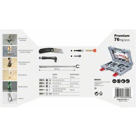 Bosch Professional Bosch Premium X Line Bohrer Und Schrauber Set Tlg