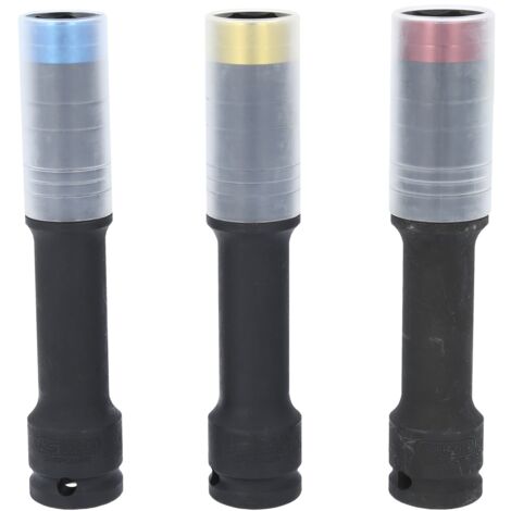 KS Tools SlimPOWER Alu-Felgen Kraft-Stecknuss-Satz, extra lang, 3-tlg
