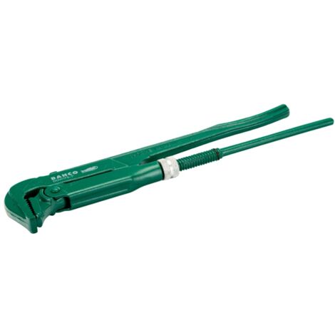 Bahco 2-90°-Rohrzange, schwedisches Modell, mit grüner Pulverbeschichtung, 560 mm