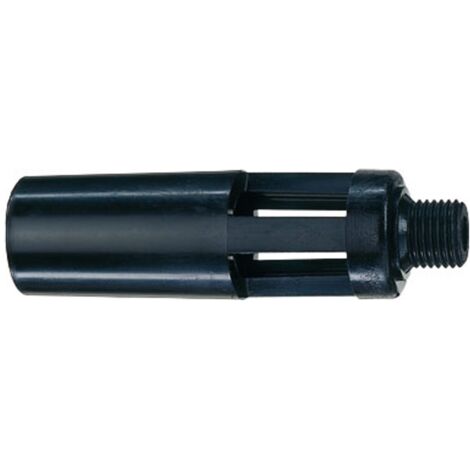 ELMAG Vollstrahldüse Kunststoff schwarz Ø 2,0 mm, AG M12x1,25, für Ausblaspistolen (1/3)