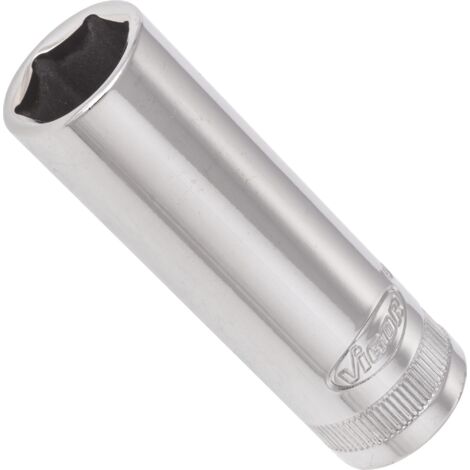 VIGOR Steckschlüsseleinsatz, lang, 3/8 (10 mm) Vierkant hohl, Außen Sechskant Profil, SW 14 mm (1/2)