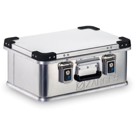 Aluminiumbox Mini XS L 500 x B 340 x H 200 mm 24 l – Hochwertiges Aluminium – Staub- und spritzwassergeschützt – Integrierte Dichtung – Zarges (1/5)