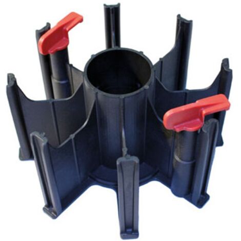ELMAG Spulenadapter für Drahtrolle 15 kg, 8-armig mit Knebel