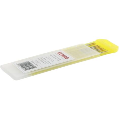 ELMAG Wolfram-Elektrode Type E-WL 15, gold, 2,0 x 175 mm - universal, W 98,5% + 1,5% LaO², 10 Stk. Packung - SB (1/2)