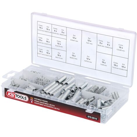 KS Tools Sortiment Federn, 200-tlg
